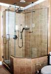 Shower with Stabilizer Bar and 135 Clamps